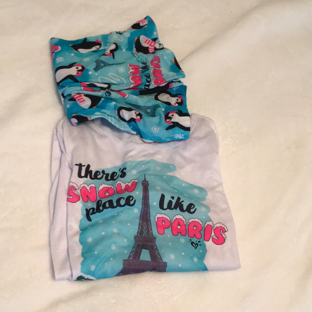 Two piece justice sleep set